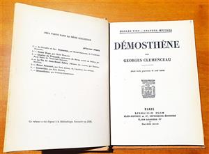 Expozi?ia inedita de carte online “«Démosthène», de Georges Clemenceau,  în Biblioteca poetului O. Goga de la Ciucea”
