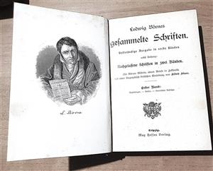 Expozi?ia temporara de carte online “Ludwig Börne în Biblioteca O. Goga de la Ciucea”
