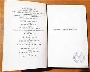  “Raidul” de Lev Tolstoi în Biblioteca poetului O. Goga de la Ciucea”