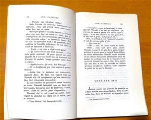 Traducerea în franceza a romanului «Anna Karenina» în Biblioteca lui O. Goga de la Ciucea