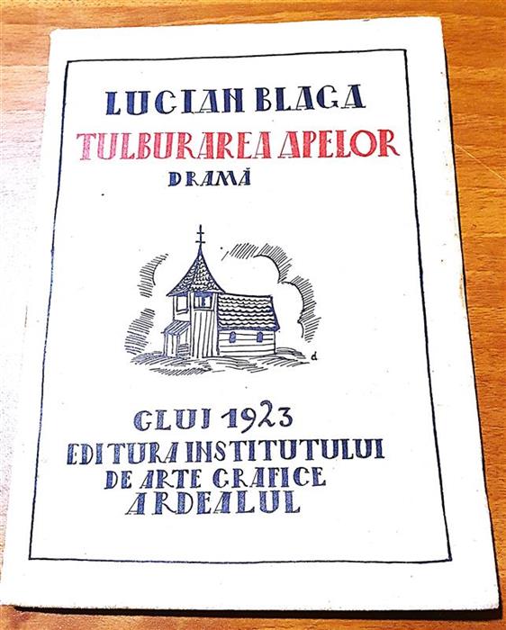 Expoziția inedită de carte online  “«Tulburarea apelor»” de Lucian Blaga în Biblioteca poetului O. Goga de la Ciucea