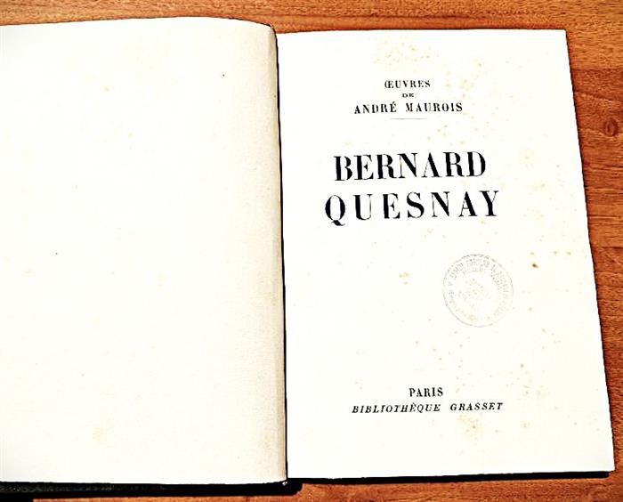 Expoziția inedită de carte  “Romanul «Bernard Quesnay» de André Maurois în Biblioteca poetului O. Goga de la Ciucea”